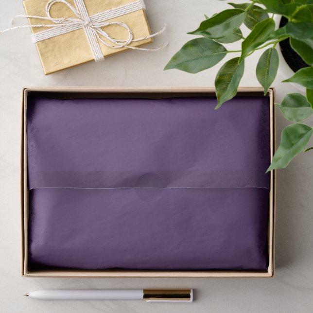 Deep Lavender Purple Pop Of Colour Tissue Paper (Gift)