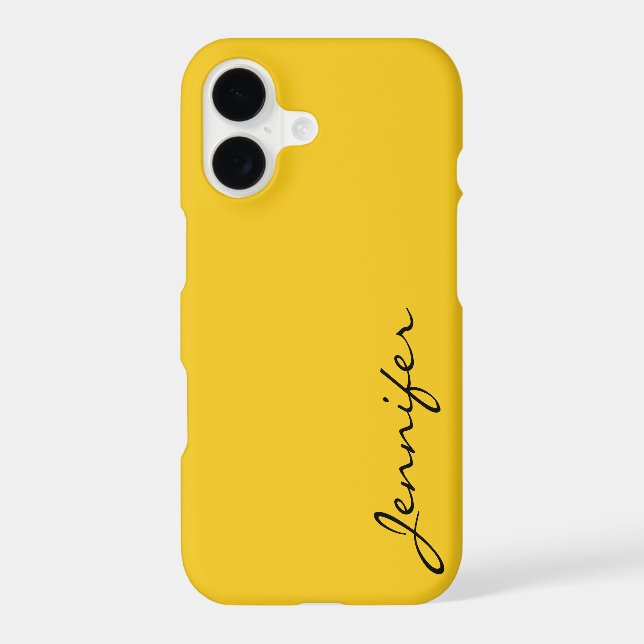 Deep lemon colour background (Back)
