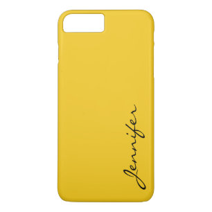 Deep lemon colour background Case-Mate iPhone case