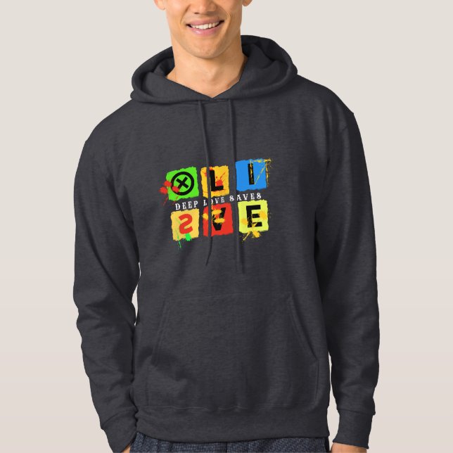 DEEP LOVE SAVES LIVES HOODIE (Front)