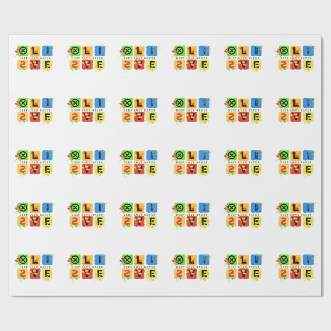 DEEP LOVE SAVES LIVES WRAPPING PAPER (Seam)