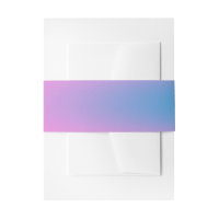 Deep Magenta Pink to Red & Blue Auric Ombre