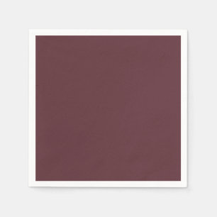 Deep Maroon Solid Colour Napkin