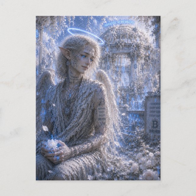 Deep Melancholy / Angel / Forgotten Paradise Postcard (Front)