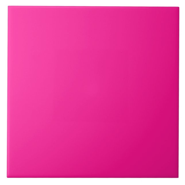 Deep Neon Pink tile (Front)