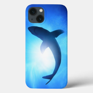 Deep Ocean Shark Silhouette iPhone 13 Case
