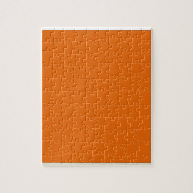 Deep Orange Jigsaw Puzzle (Vertical)