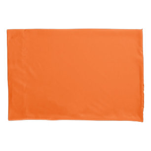 Deep Orange Pillowcase