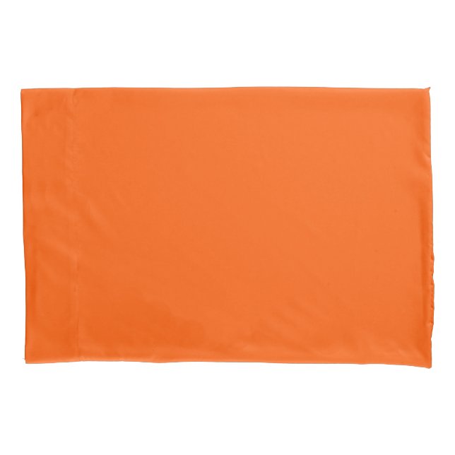 Deep Orange Pillowcase (Front)