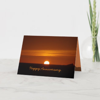 Deep Orange Sunset | Greeting Card