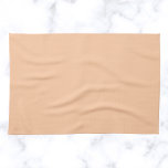 Deep Peach Solid Colour Tea Towel<br><div class="desc">Deep Peach Solid Colour</div>