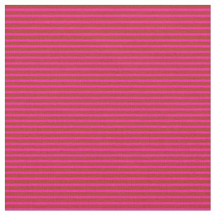 Deep Pink and Red Lined/Striped Pattern Fabric