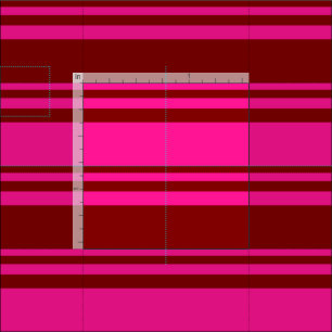 Deep Pink & Maroon Coloured Lines/Stripes Pattern Fabric