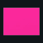 Deep Pink Postcard<br><div class="desc">Deep Pink. Solid Colour Tone. HEX CODE #FF1493,  R:255,  G:20,  B:147 Like a Gift. Sweet Souvenir or Creative Present. 🎁 👍 😍 😊 ✨</div>