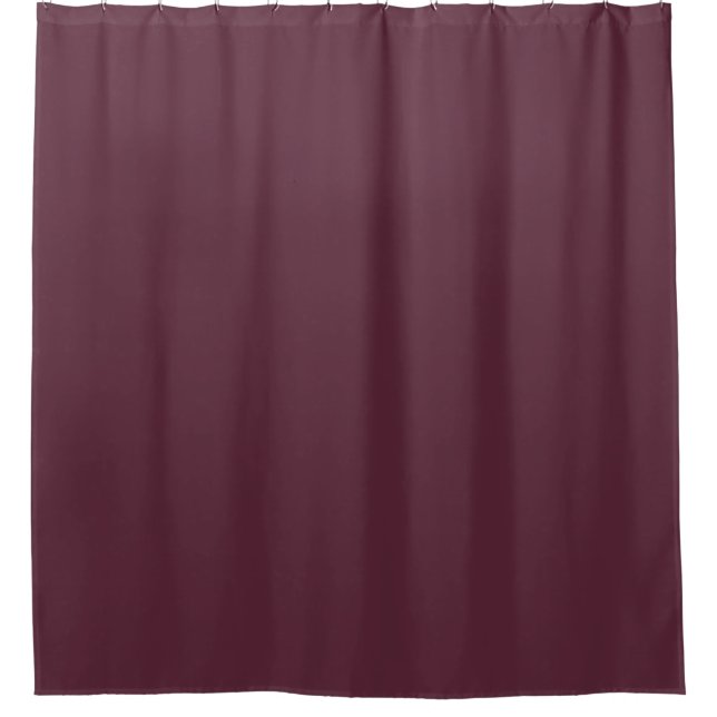 Deep Plum Shower Curtain (Front)