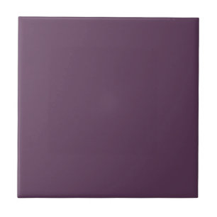 Deep Plum Solid Color  Tile