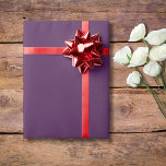 Deep Plum Solid Colour | Classic | Elegant Wrapping Paper<br><div class="desc">Deep Plum Solid  Colour | Classic | Elegant | Trendy | Stylish | Gift</div>