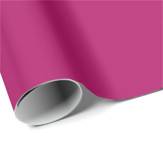 Deep Plum Solid Colour Elegant  Wrapping Paper