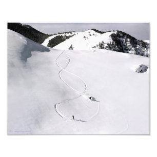 Deep Powder Photo Print