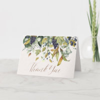 Deep Purple Grape Garland Chic Thank You