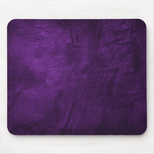 Deep Purple Leather Mouse Pad (Front)