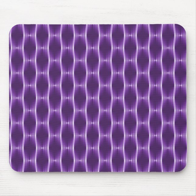 Deep Purple Metallic Ribbons Mousepad (Front)