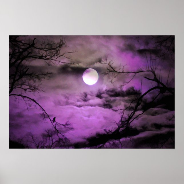 Deep Purple Moonlight Poster (Front)