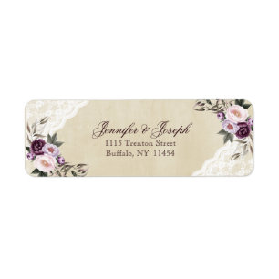 Deep Purple Peonies Floral Wedding