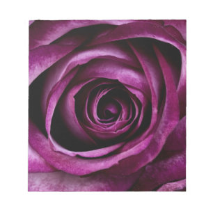 Deep Purple Rose Notepad