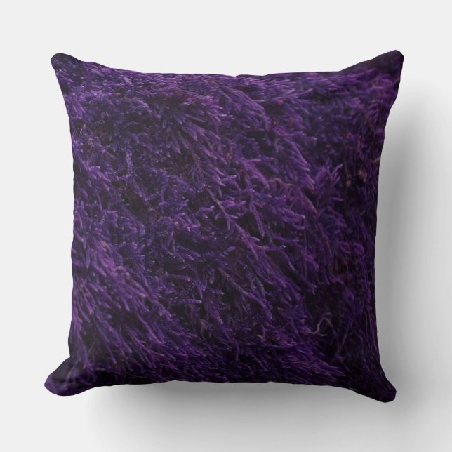 Deep Purple Shag Large Pillow (Front)