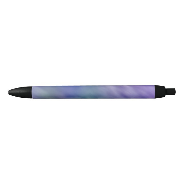 Deep Rainbow Coloured Sky Background Black Ink Pen (Front)