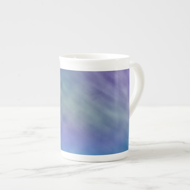 Deep Rainbow Coloured Sky Background Bone China Mug (Front Right)