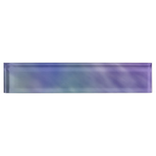 Deep Rainbow Coloured Sky Background Nameplate