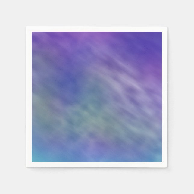 Deep Rainbow Coloured Sky Background Napkin (Front)