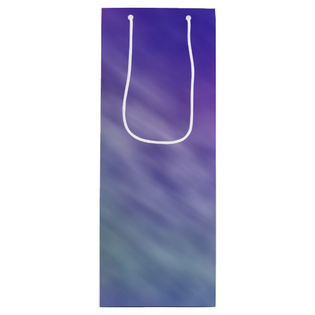 Deep Rainbow Coloured Sky Background Wine Gift Bag (Front)