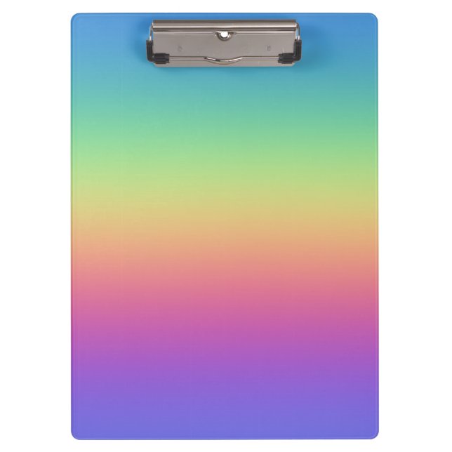 Deep Rainbow Gradient Clipboard (Front)