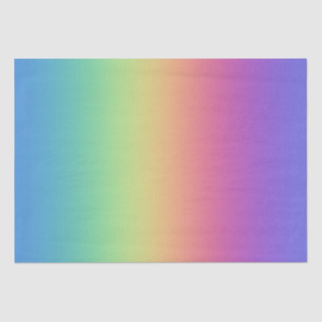 Deep Rainbow Gradient Tissue Paper (Front)