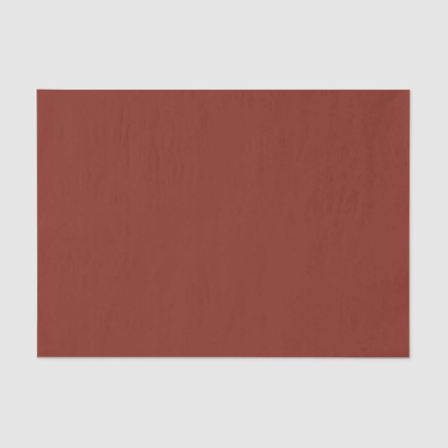 Deep Red Autumn Fall Season Solid Colour Tissue Paper (Front)