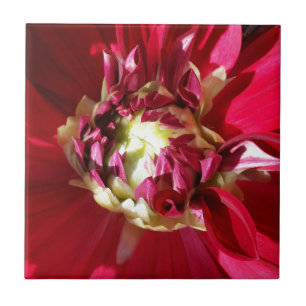 deep red bloom tile