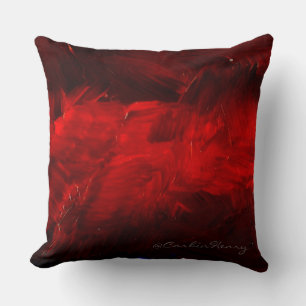 Deep Red Decorative Pillow