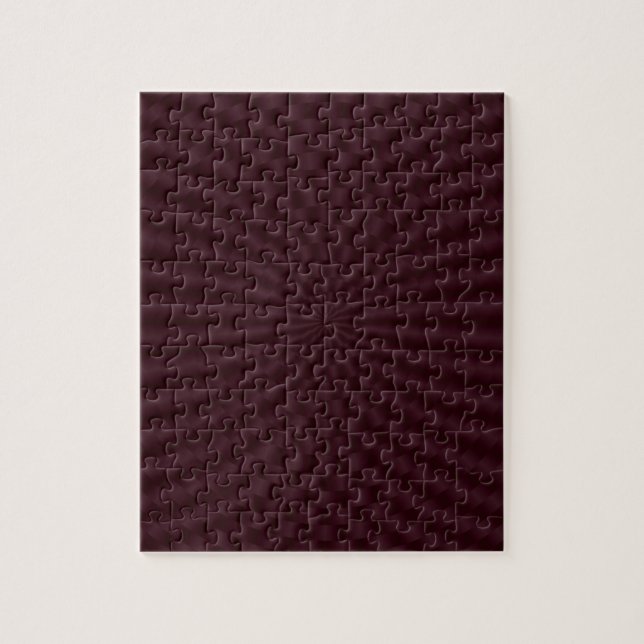 Deep Red Geometric Circles Puzzle (Vertical)