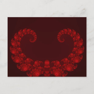 Deep Red Heart Postcard