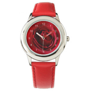 deep red rose watch