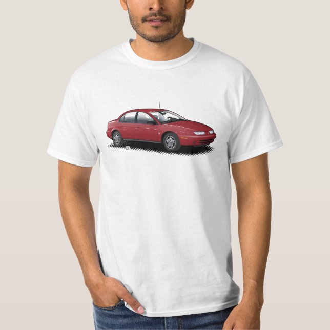 Deep Red Saturn SL2 t-shirt (Front)