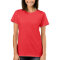 Deep Red V-Neck fashion T-Shirt / Customise