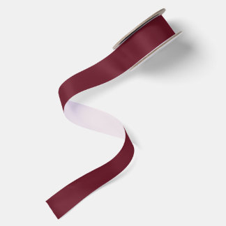 Deep Red With Autumn Vibes Satin Ribbon