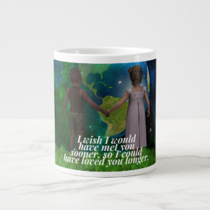 Deep Romantic Love Quote Large Coffee Mug