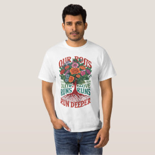 "Deep Roots, Deeper Love Tee" T-Shirt