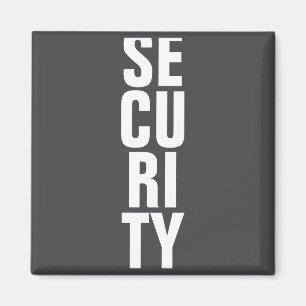 Deep Royal Blue Template Womens Security _1  Magnet