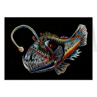 Deep Sea Angler Fish all occations card